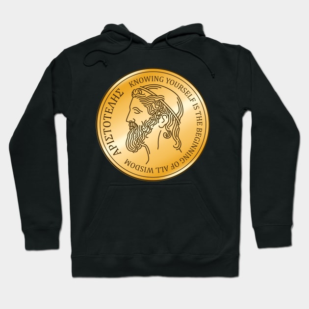 Stoic - Aristotele Hoodie by Sachpica